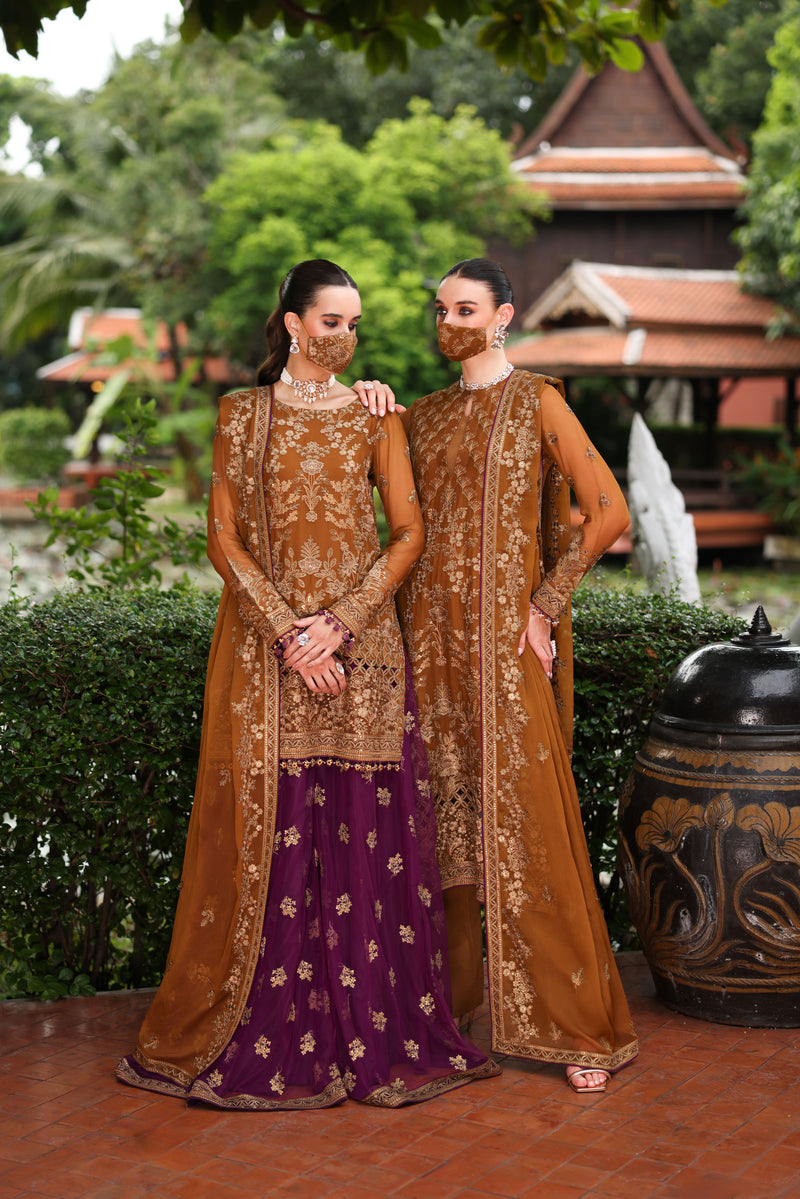 Flossie | Naayab Formals | K-103 by Flossie - Designer Dress  - Type : Ladies Clothes - Available at Libayah - 100% Original 