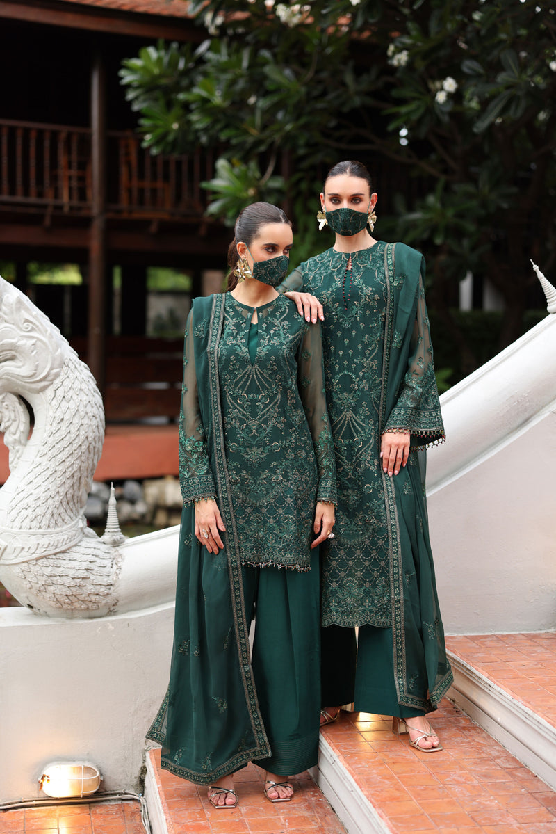 Flossie | Naayab Formals | K-106 by Flossie - Designer Dress  - Type : Ladies Clothes - Available at Libayah - 100% Original 