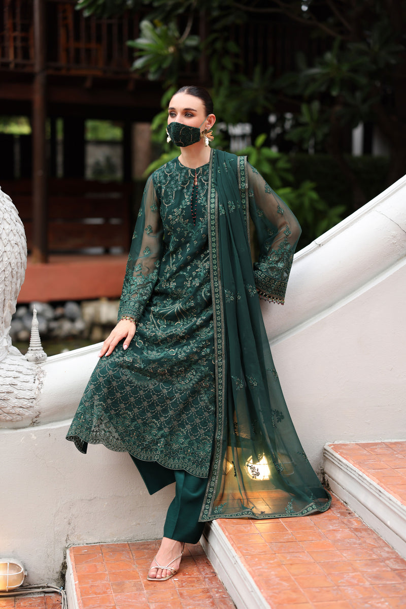 Flossie | Naayab Formals | K-106 by Flossie - Designer Dress  - Type : Ladies Clothes - Available at Libayah - 100% Original 