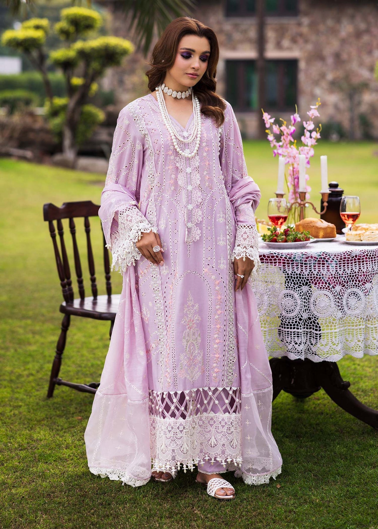 Paras by Pasha | Bloom and Beyond | Orchid Bloom by Paras by Pasha - Designer Dress - Type: Ladies Clothes - Available at Libayah - 100% Original