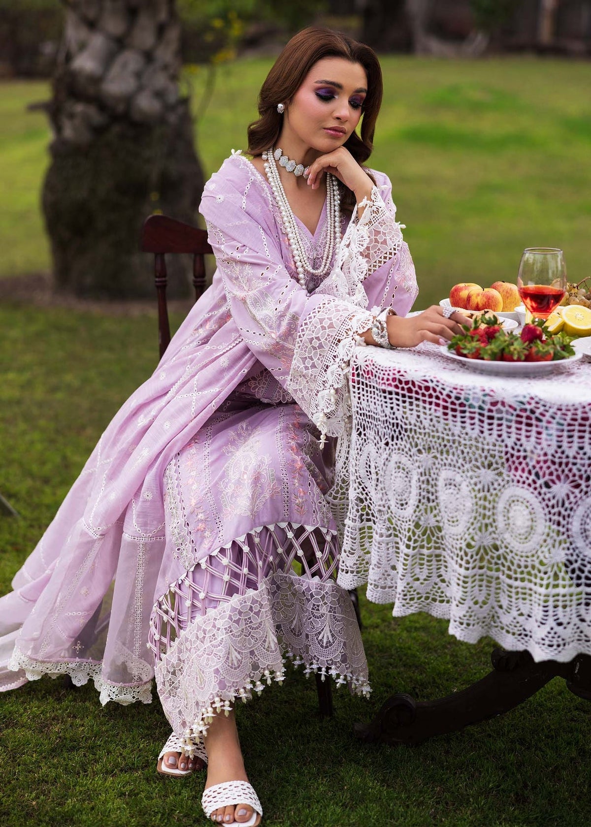 Paras by Pasha | Bloom and Beyond | Orchid Bloom by Paras by Pasha - Designer Dress - Type: Ladies Clothes - Available at Libayah - 100% Original