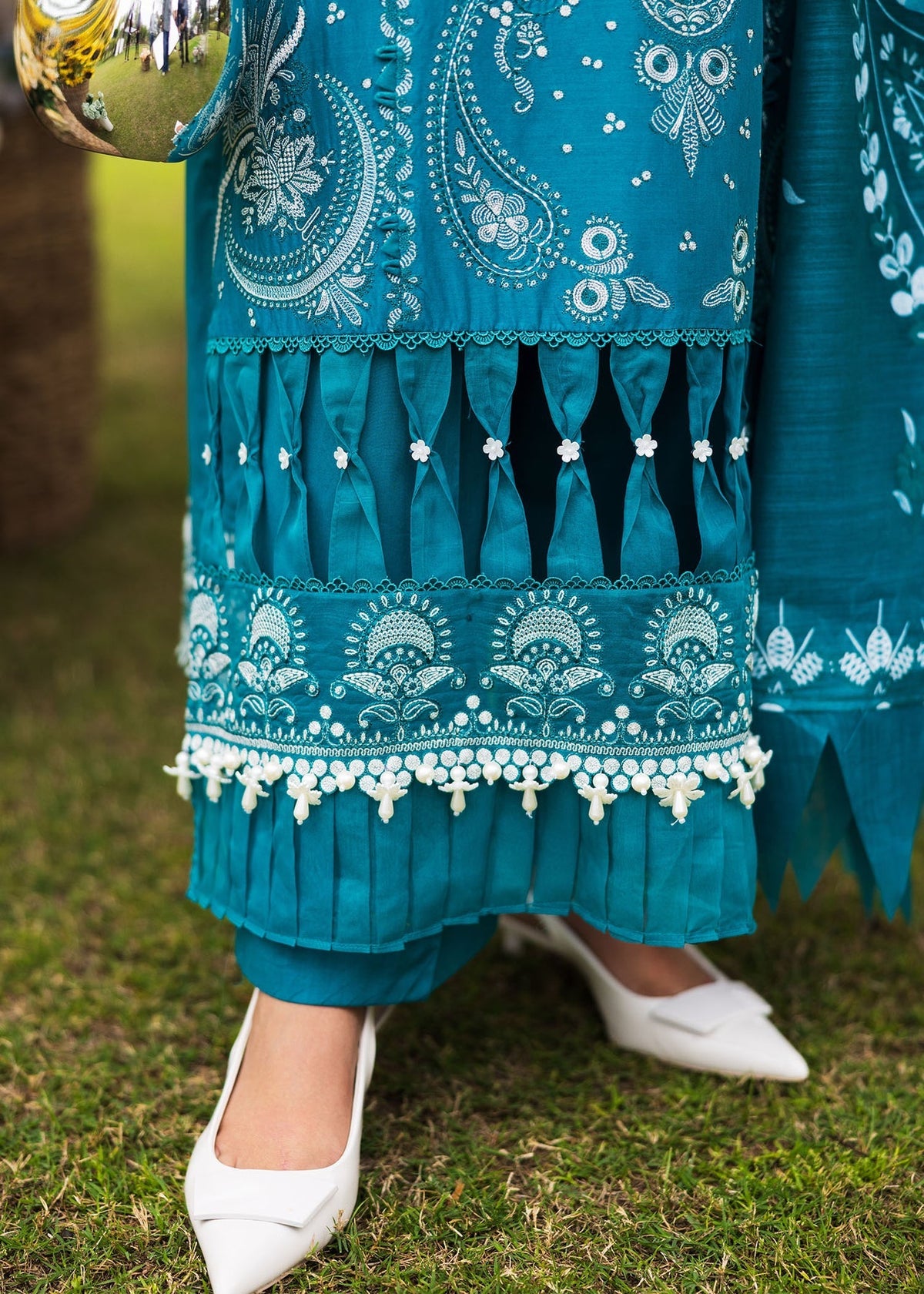 Paras by Pasha | Bloom and Beyond | Sapphire Bloom by Paras by Pasha - Designer Dress - Type: Ladies Clothes - Available at Libayah - 100% Original
