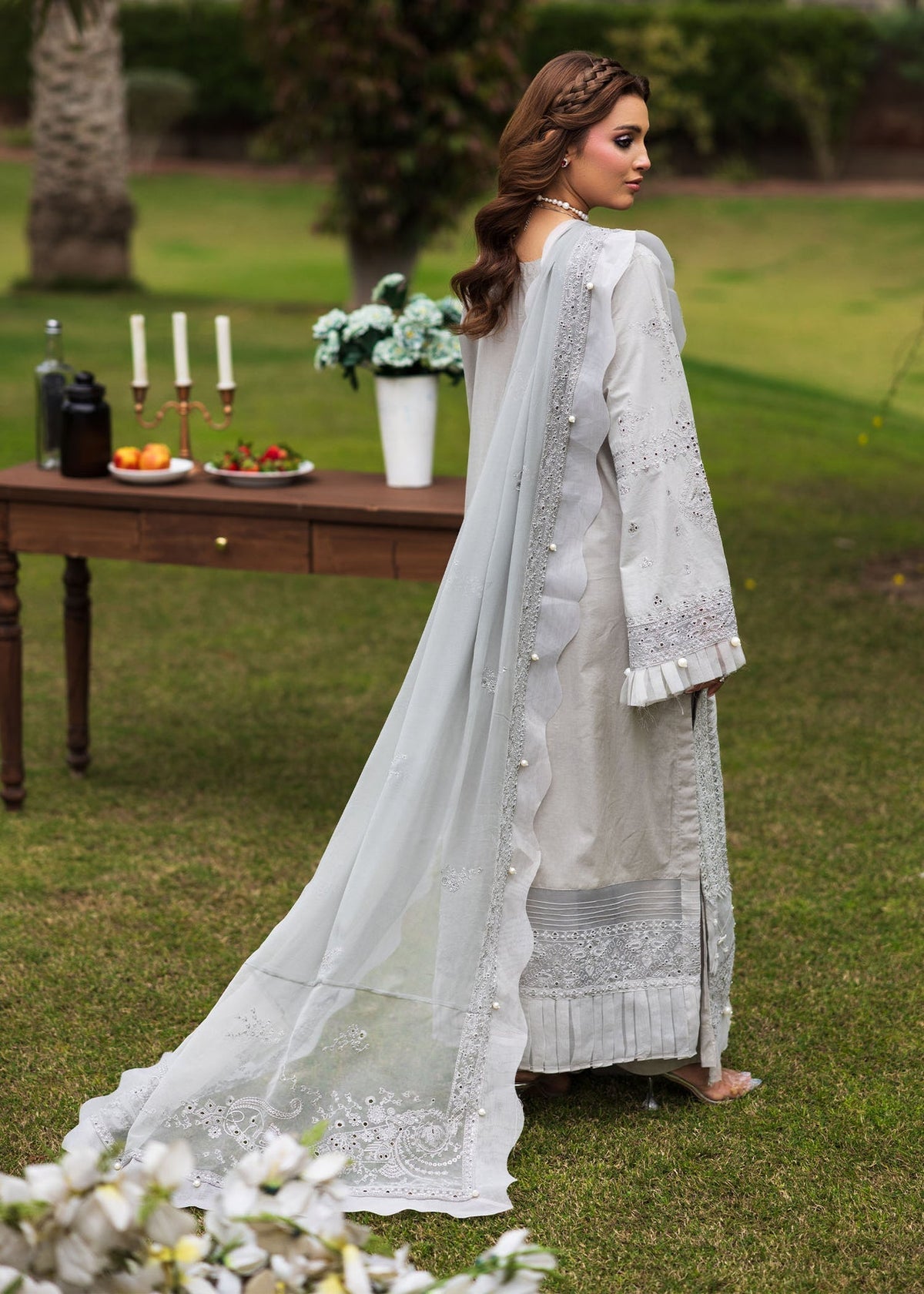 Paras by Pasha | Bloom and Beyond | Ash Bloom by Paras by Pasha - Designer Dress - Type: Ladies Clothes - Available at Libayah - 100% Original