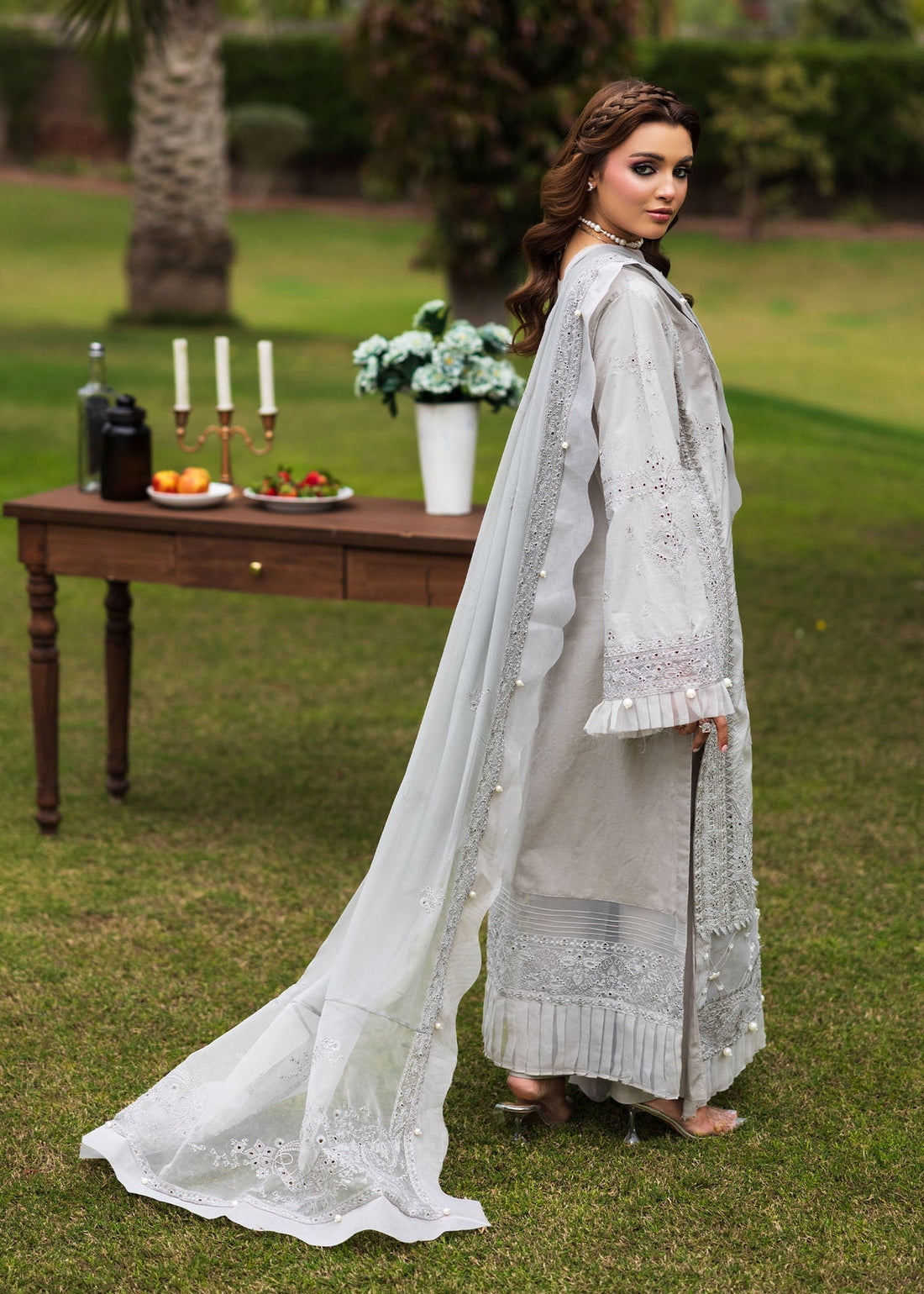 Paras by Pasha | Bloom and Beyond | Ash Bloom by Paras by Pasha - Designer Dress - Type: Ladies Clothes - Available at Libayah - 100% Original