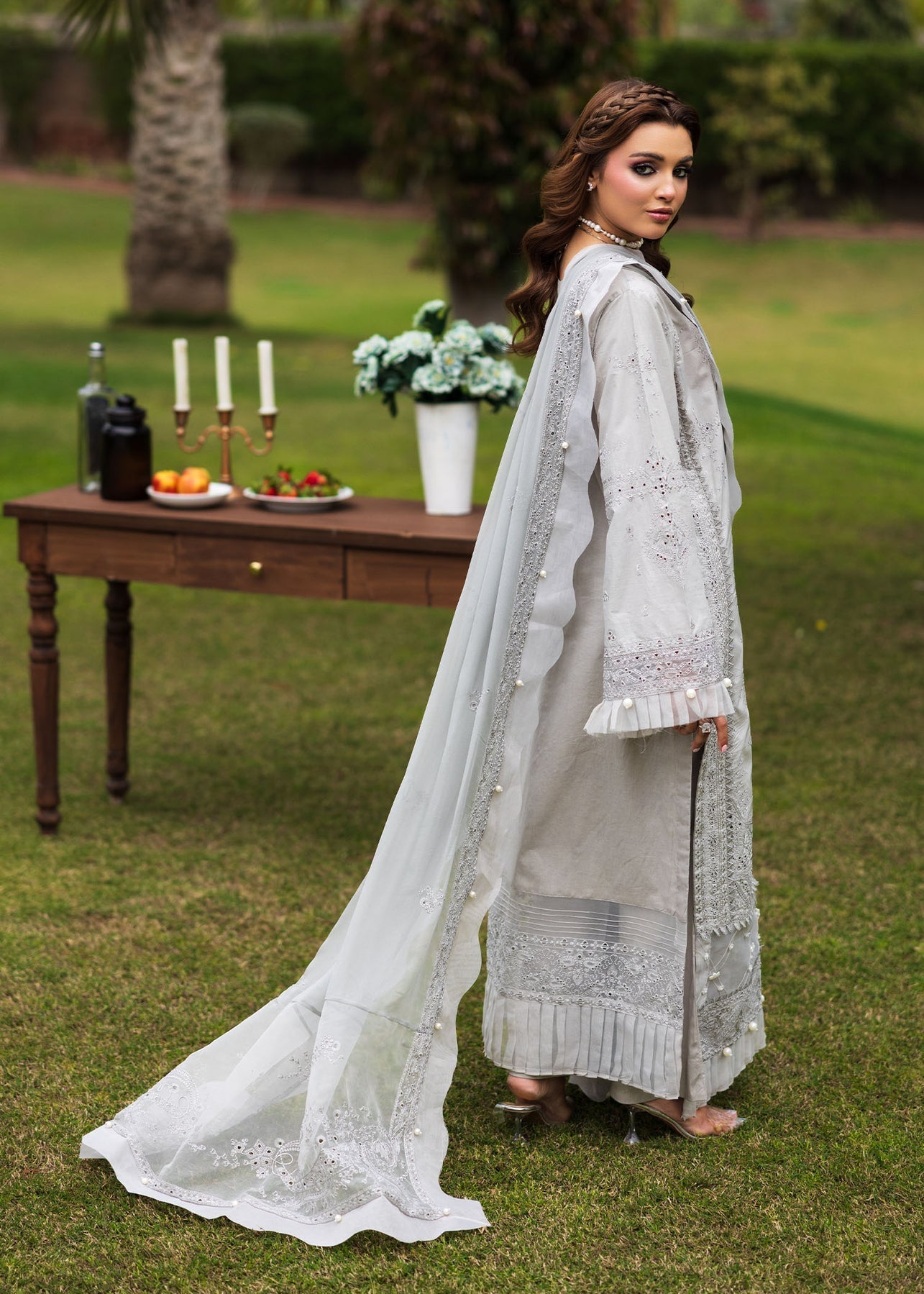 Paras by Pasha | Bloom and Beyond | Ash Bloom by Paras by Pasha - Designer Dress - Type: Ladies Clothes - Available at Libayah - 100% Original