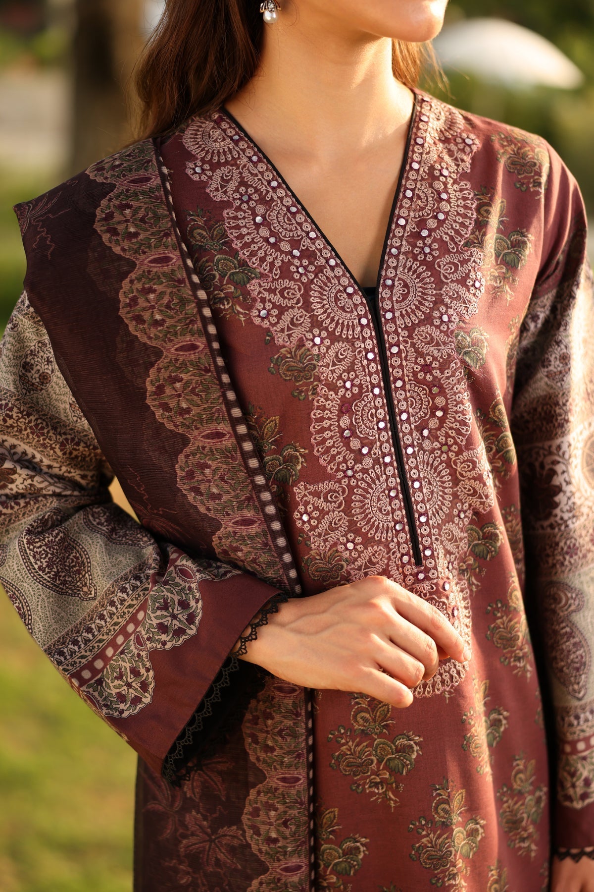 Afrozeh | Basic Pret 26 RTW | NACRE by Afrozeh - Designer Dress  - Type : Ladies Clothes - Available at Libayah - 100% Original 