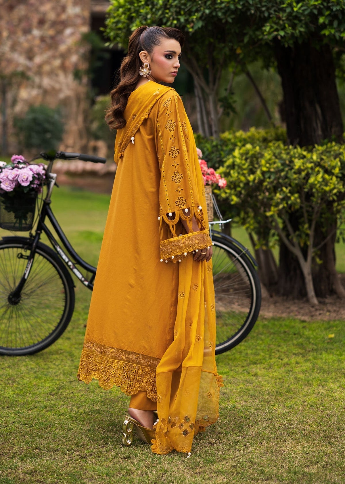 Paras by Pasha | Bloom and Beyond | Marigold Bloom by Paras by Pasha - Designer Dress - Type: Ladies Clothes - Available at Libayah - 100% Original