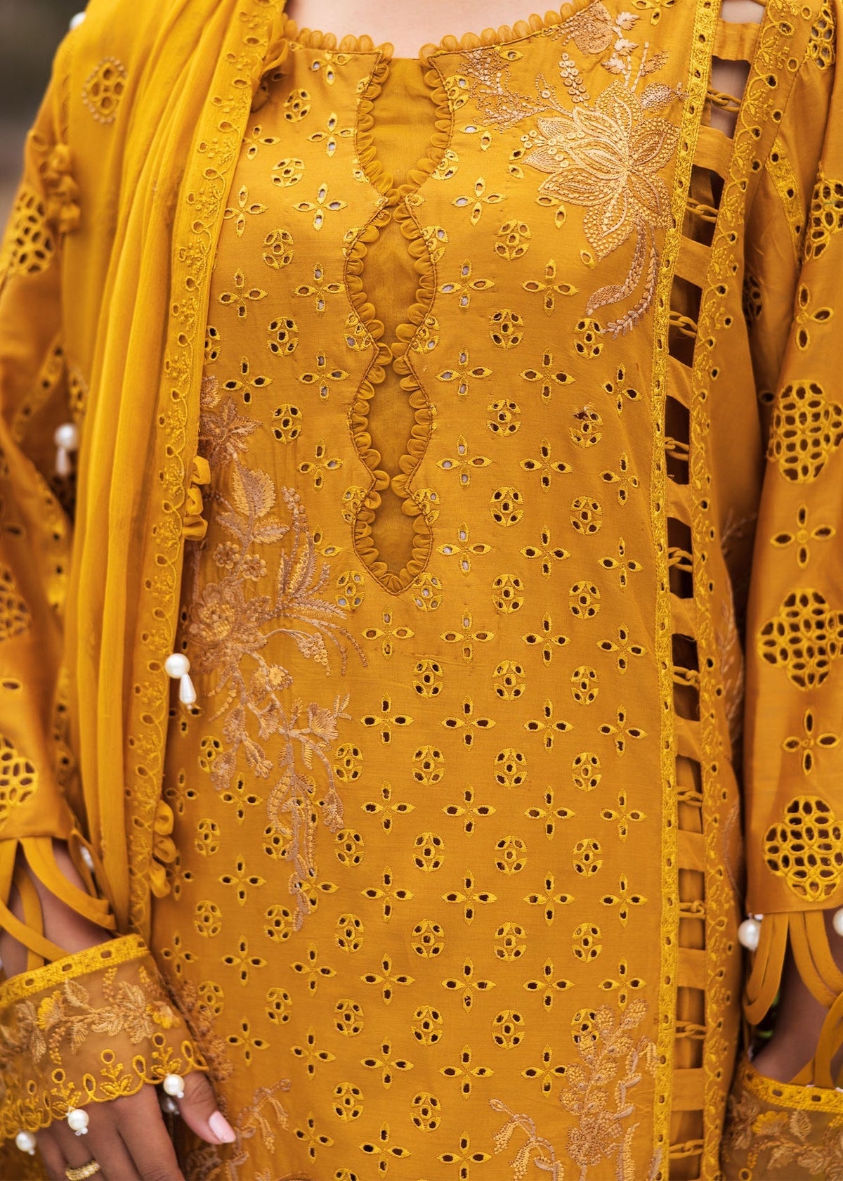 Paras by Pasha | Bloom and Beyond | Marigold Bloom by Paras by Pasha - Designer Dress - Type: Ladies Clothes - Available at Libayah - 100% Original