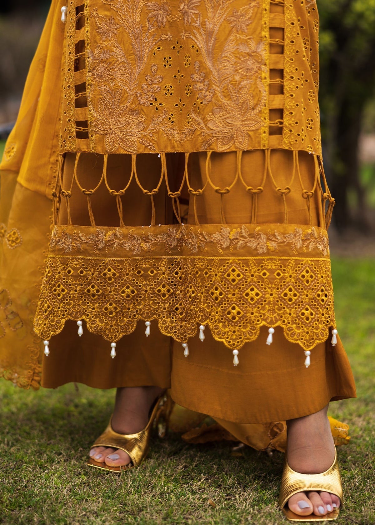 Paras by Pasha | Bloom and Beyond | Marigold Bloom by Paras by Pasha - Designer Dress - Type: Ladies Clothes - Available at Libayah - 100% Original