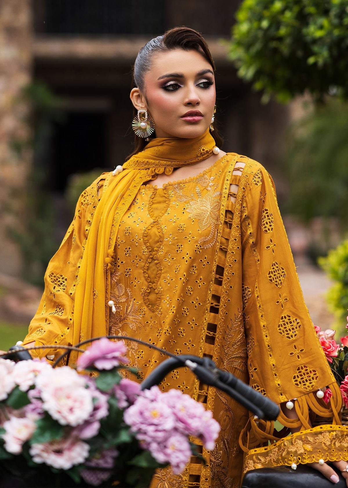 Paras by Pasha | Bloom and Beyond | Marigold Bloom by Paras by Pasha - Designer Dress - Type: Ladies Clothes - Available at Libayah - 100% Original