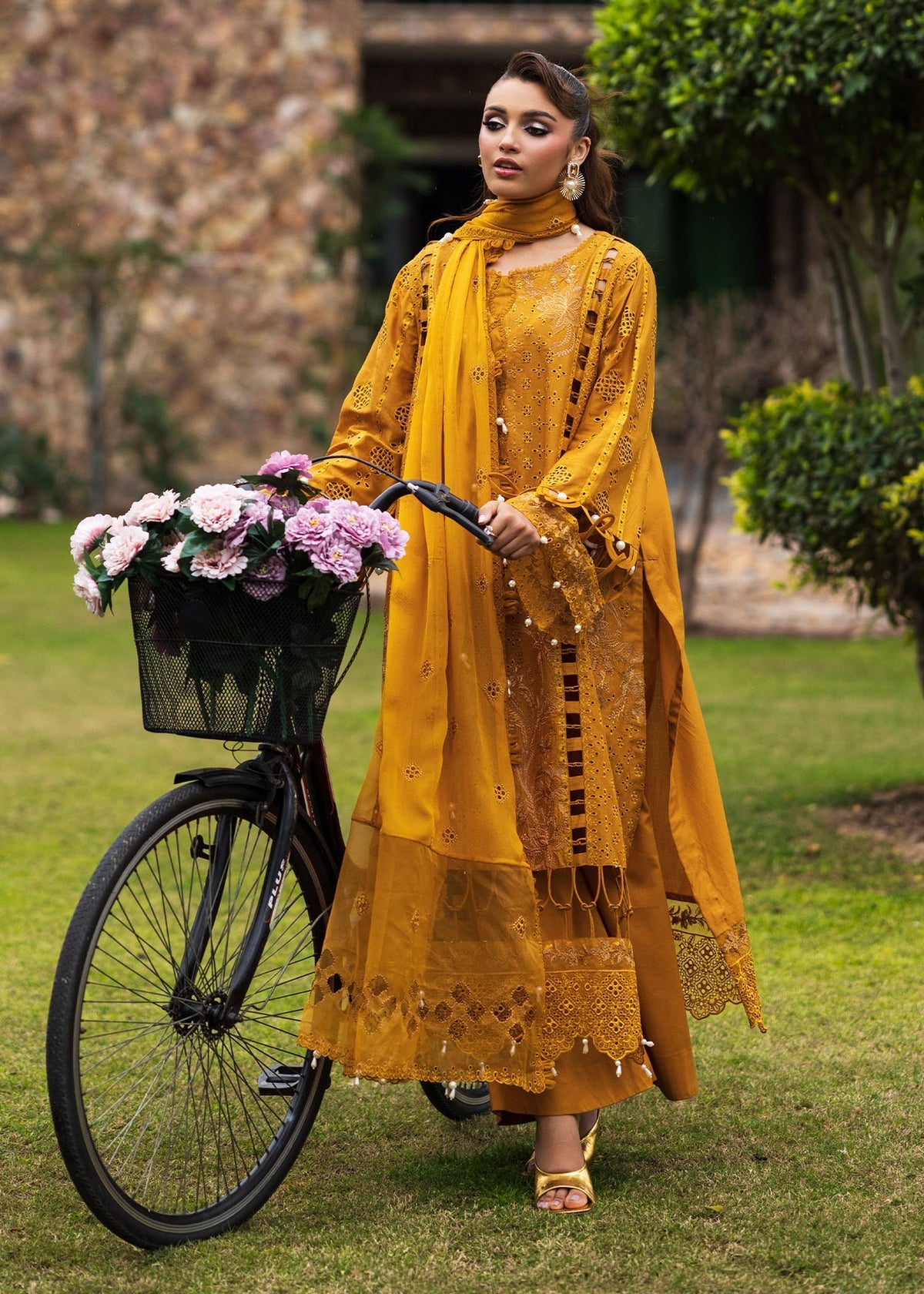 Paras by Pasha | Bloom and Beyond | Marigold Bloom by Paras by Pasha - Designer Dress - Type: Ladies Clothes - Available at Libayah - 100% Original