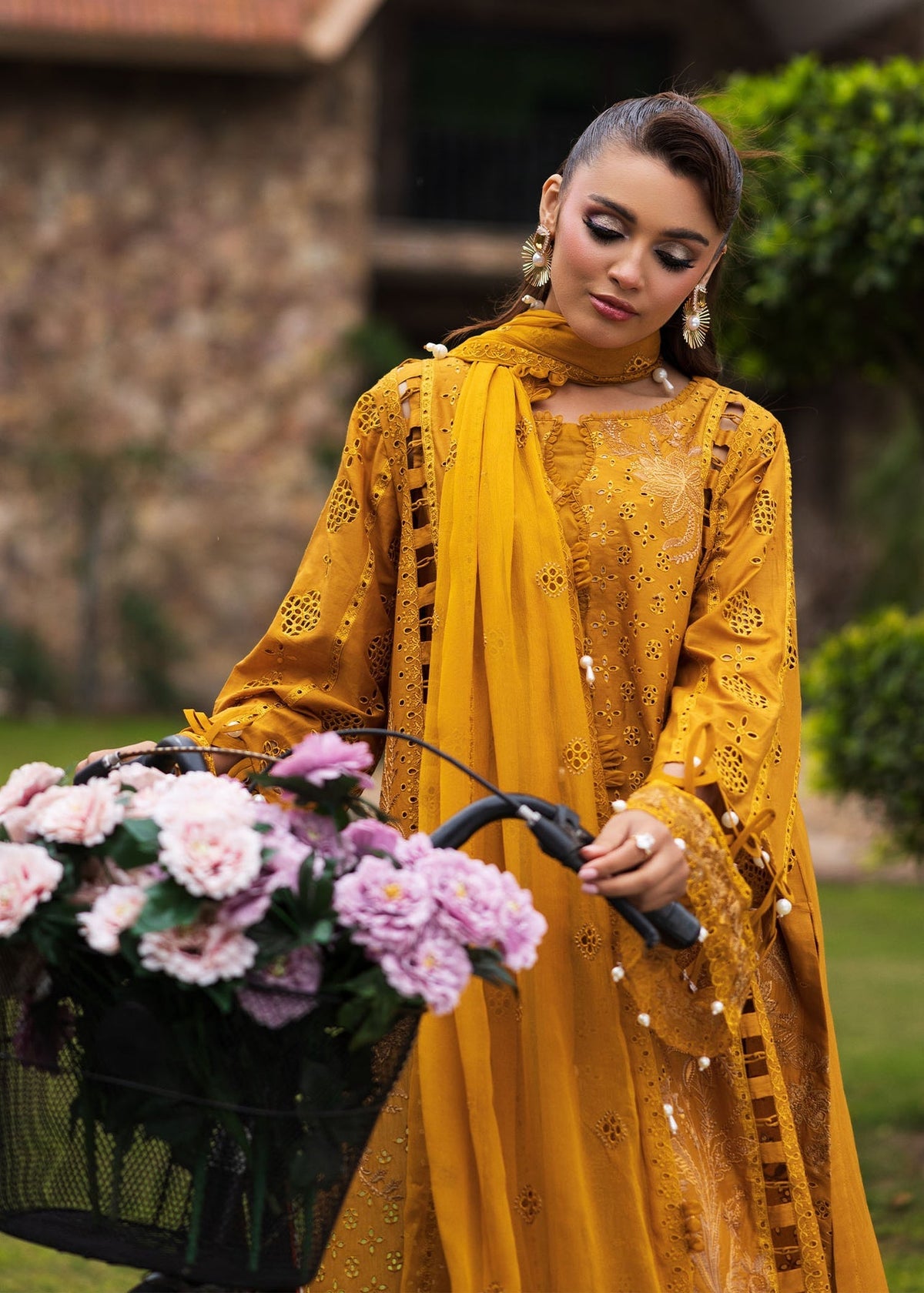 Paras by Pasha | Bloom and Beyond | Marigold Bloom by Paras by Pasha - Designer Dress - Type: Ladies Clothes - Available at Libayah - 100% Original