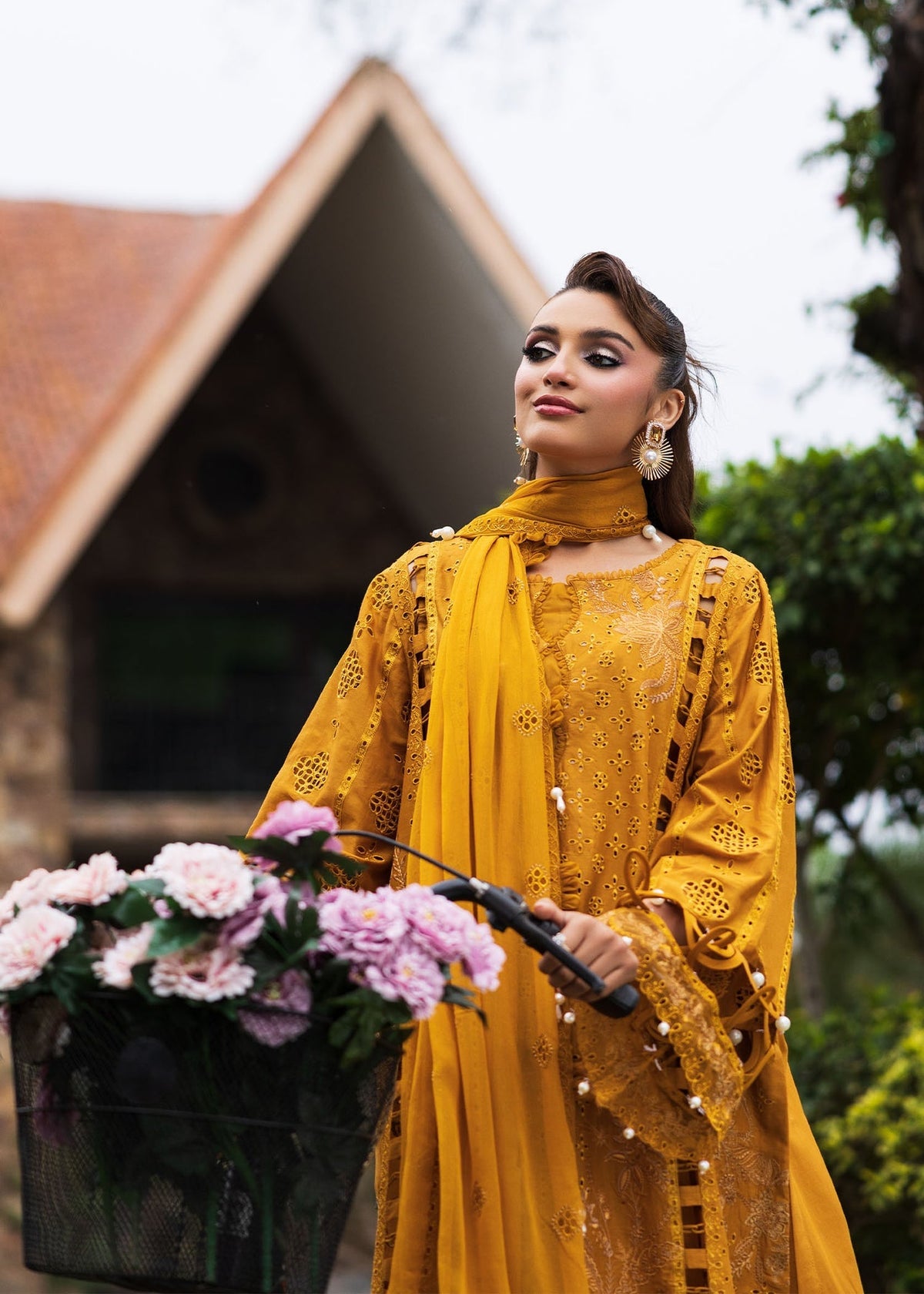 Paras by Pasha | Bloom and Beyond | Marigold Bloom by Paras by Pasha - Designer Dress - Type: Ladies Clothes - Available at Libayah - 100% Original