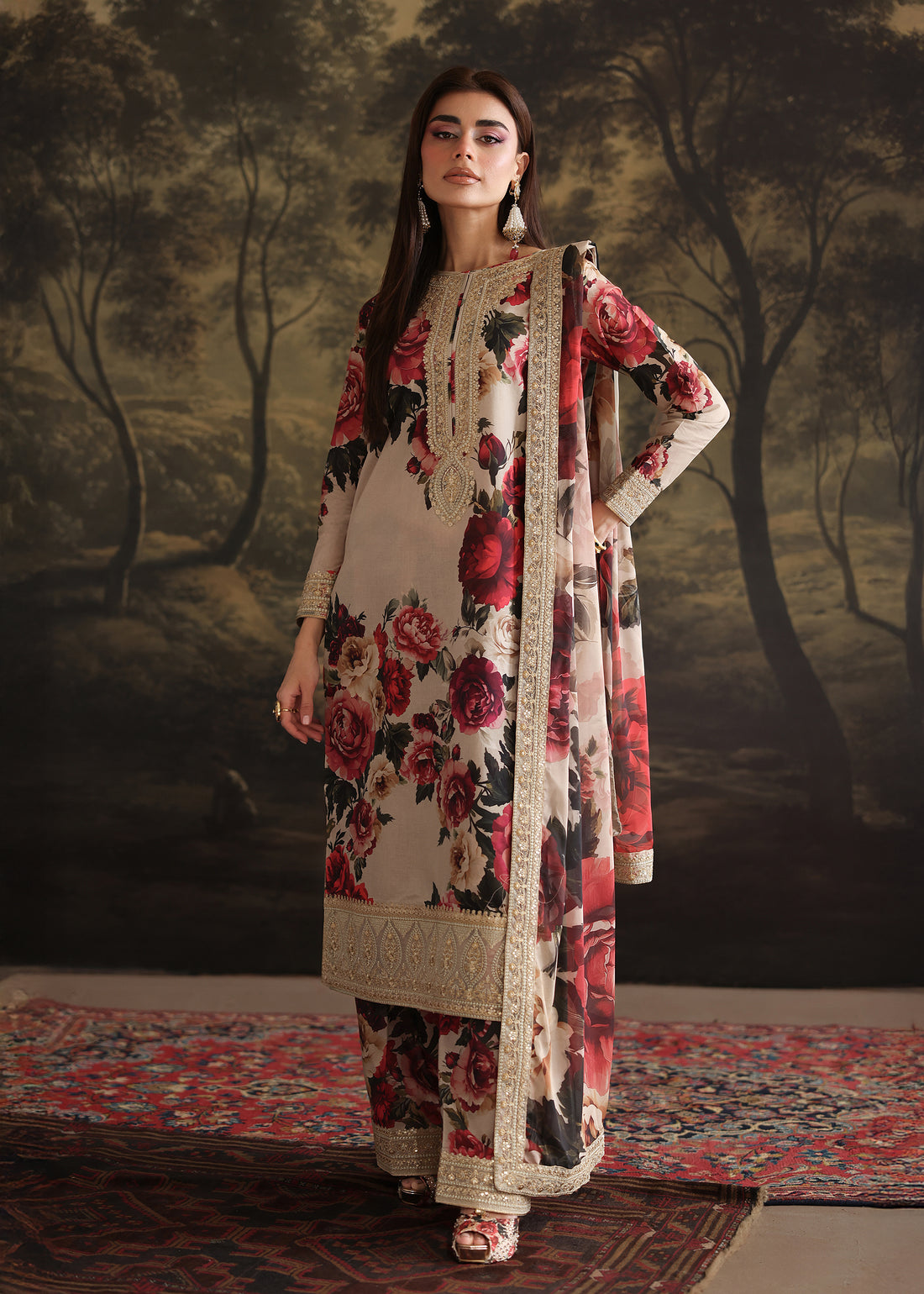 Humjoli | Rehana Luxury Collection | BEIGERY by Humjoli - Designer Dress  - Type : Ladies Clothes - Available at Libayah - 100% Original 
