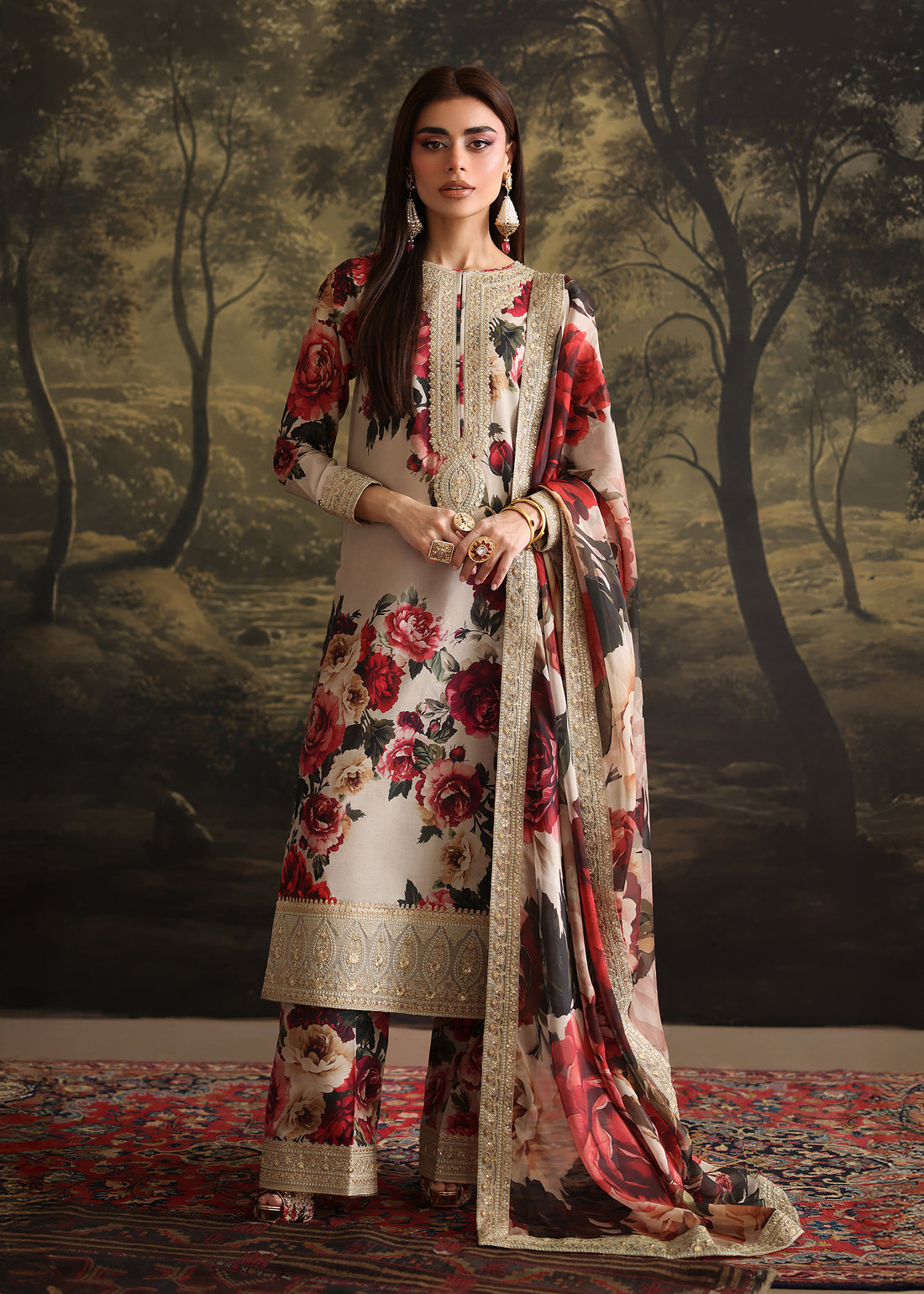 Humjoli | Rehana Luxury Collection | BEIGERY by Humjoli - Designer Dress  - Type : Ladies Clothes - Available at Libayah - 100% Original 