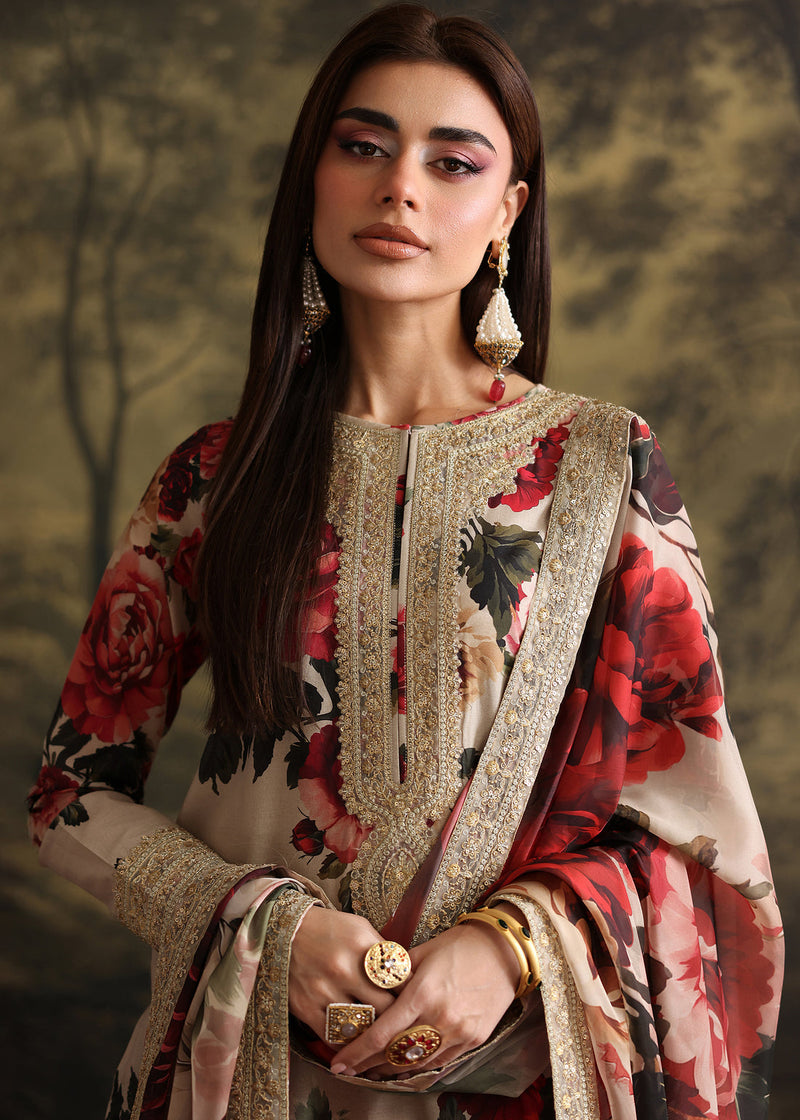 Humjoli | Rehana Luxury Collection | BEIGERY by Humjoli - Designer Dress  - Type : Ladies Clothes - Available at Libayah - 100% Original 