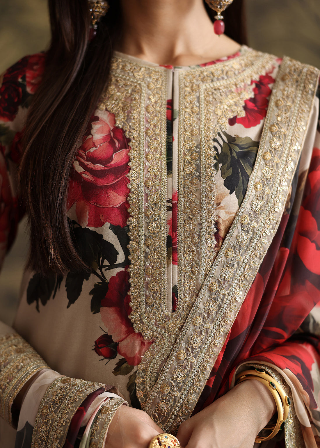 Humjoli | Rehana Luxury Collection | BEIGERY by Humjoli - Designer Dress  - Type : Ladies Clothes - Available at Libayah - 100% Original 