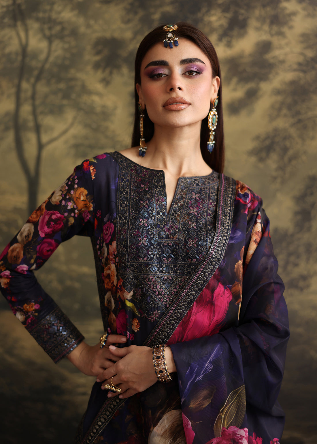 Humjoli | Rehana Luxury Collection | BLUE DAYS by Humjoli - Designer Dress  - Type : Ladies Clothes - Available at Libayah - 100% Original 