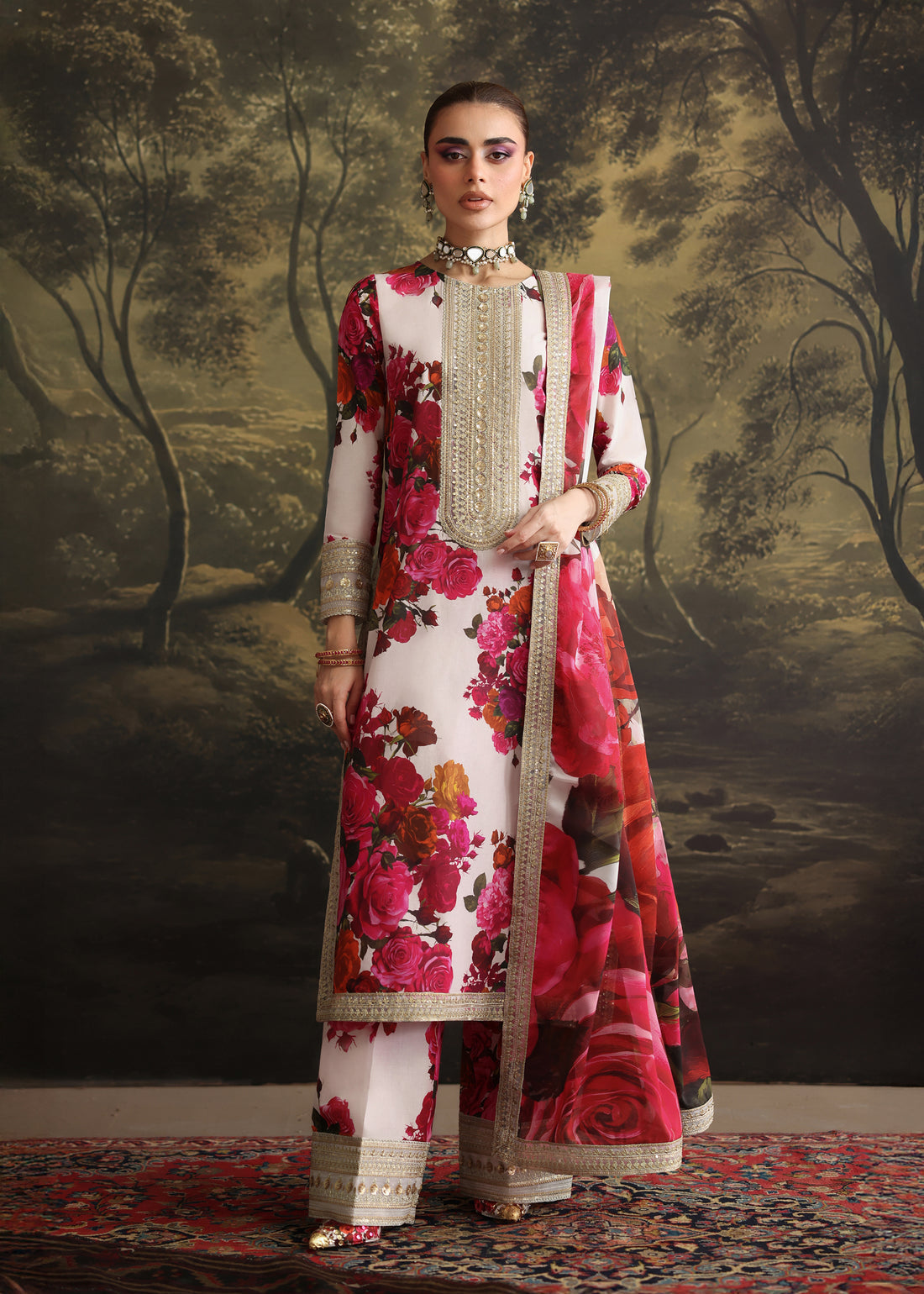 Humjoli | Rehana Luxury Collection | WHITE SHINE by Humjoli - Designer Dress  - Type : Ladies Clothes - Available at Libayah - 100% Original 