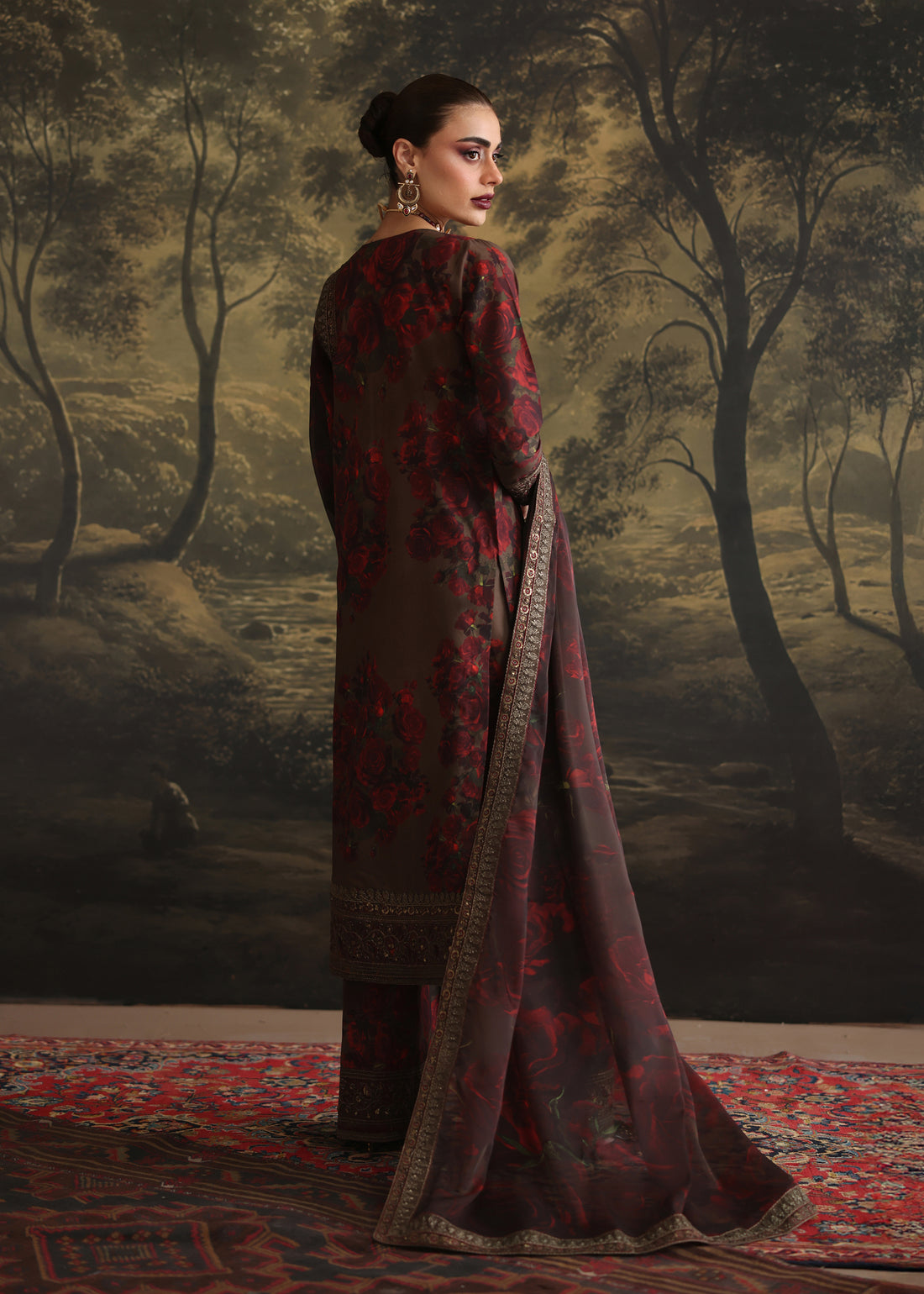 Humjoli | Rehana Luxury Collection | BROWN ROME by Humjoli - Designer Dress  - Type : Ladies Clothes - Available at Libayah - 100% Original 