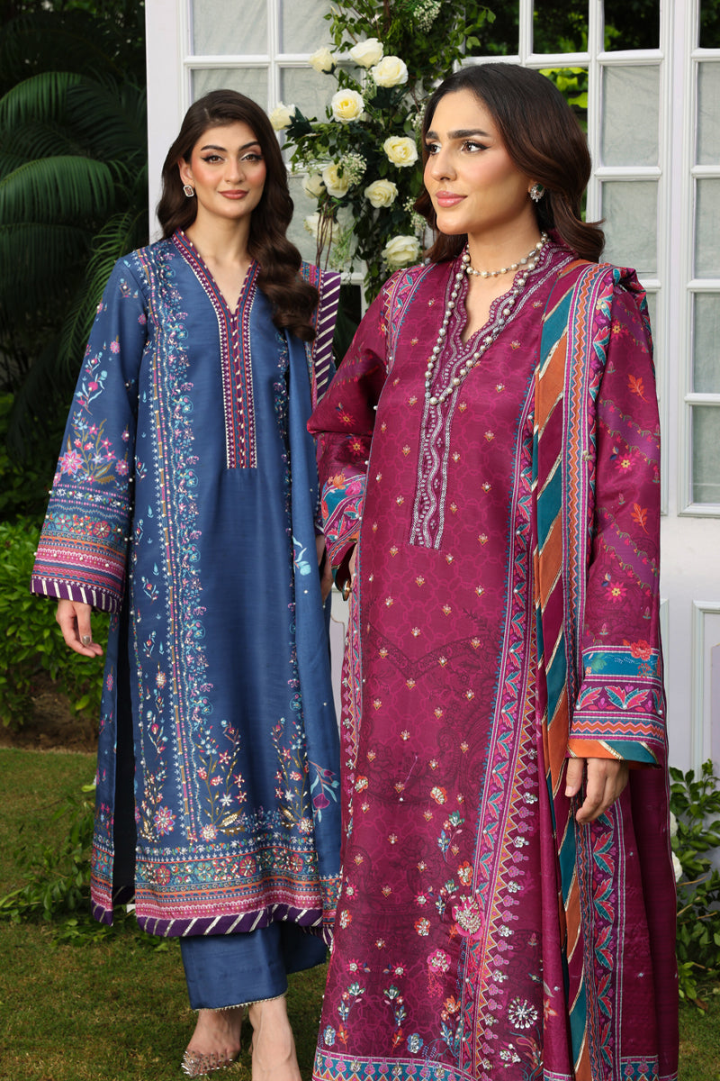 Sharmeen – authentic Pakistani formal dress from the Rang Rasiya Luxe Silk collection for women in the UK.