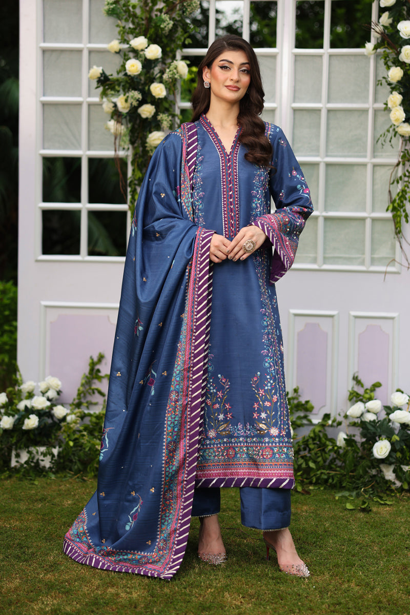 Sharmeen – authentic Pakistani formal dress from the Rang Rasiya Luxe Silk collection for women in the UK.