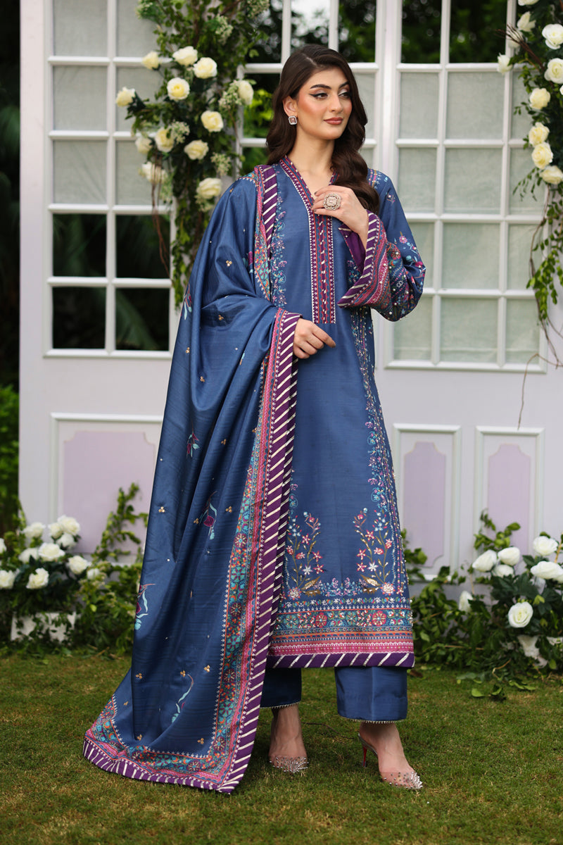 Sharmeen – authentic Pakistani formal dress from the Rang Rasiya Luxe Silk collection for women in the UK.