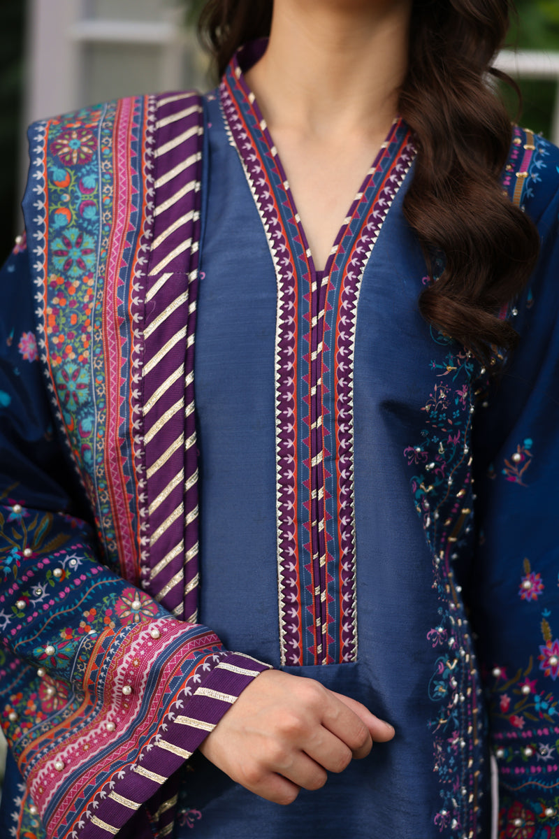 Sharmeen – authentic Pakistani formal dress from the Rang Rasiya Luxe Silk collection for women in the UK.