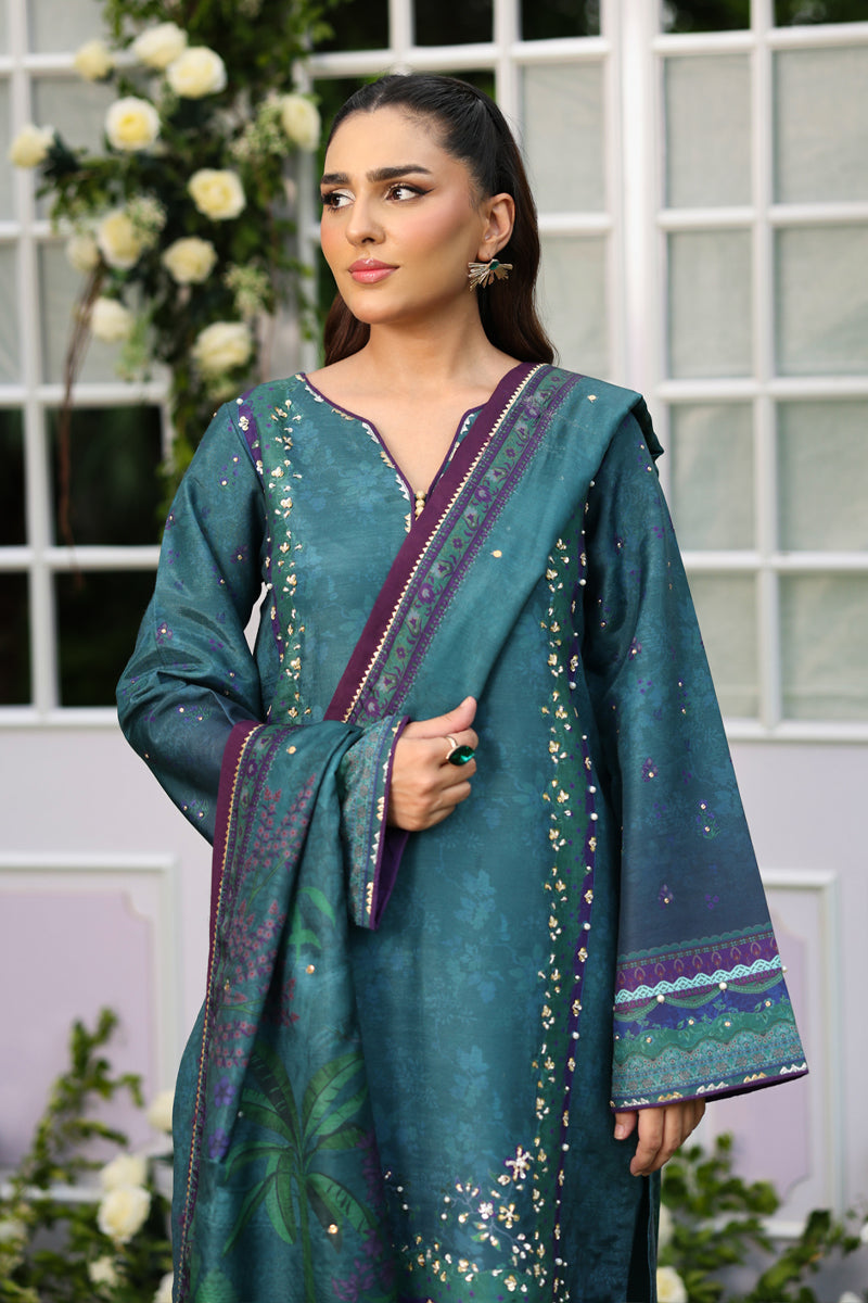 Behnaz – authentic Pakistani formal dress from the Rangrasiya Luxe Silk collection for women in the UK.