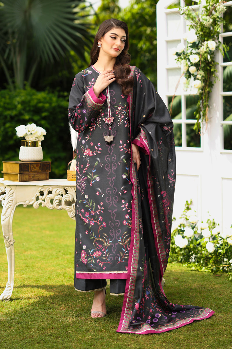 Farwa – authentic Pakistani formal dress from the Rangasiya Luxe Silk collection for women in the UK.
