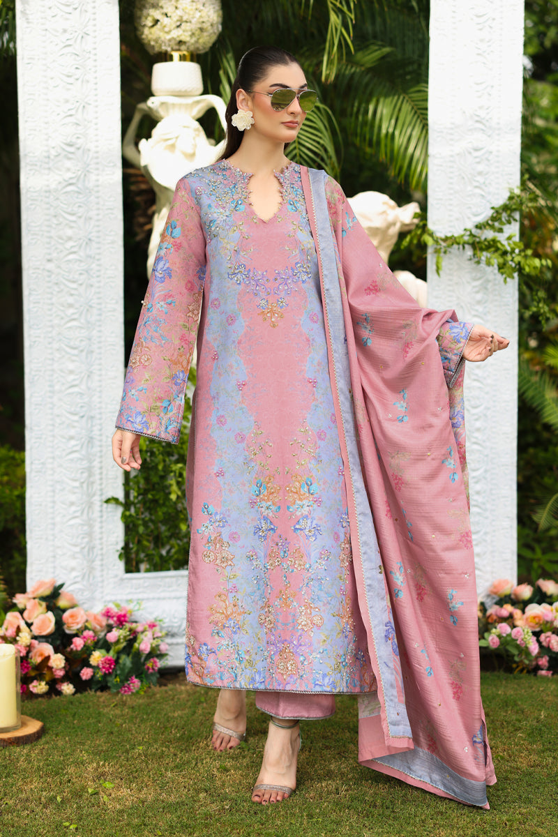 Malisa – authentic Pakistani formal dress from the Rangrasiya Luxe Silk collection for women in the UK.