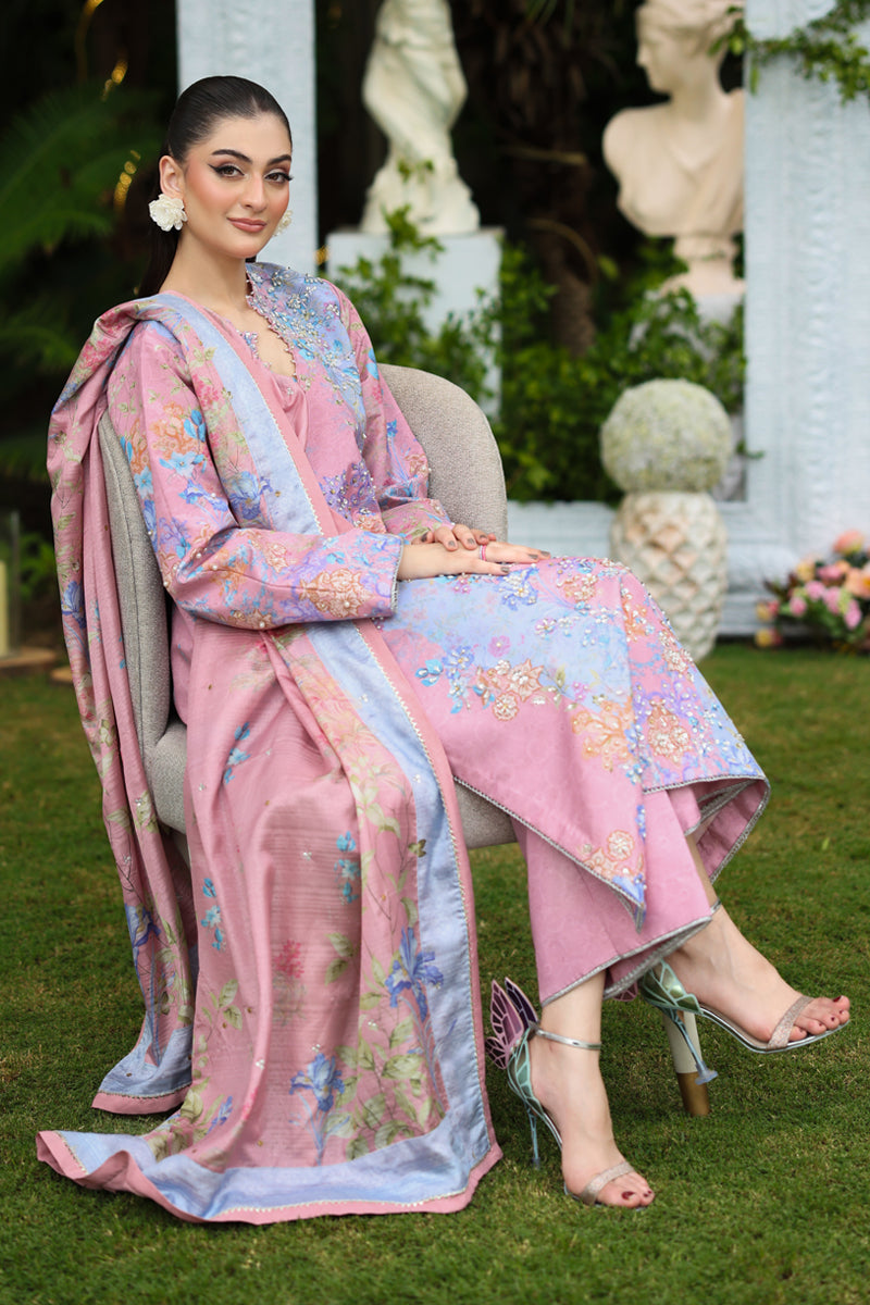 Malisa – authentic Pakistani formal dress from the Rangrasiya Luxe Silk collection for women in the UK.