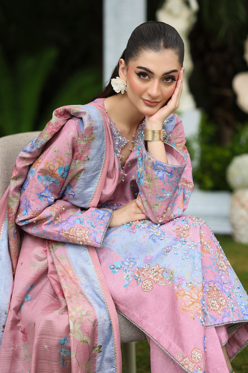 Malisa – authentic Pakistani formal dress from the Rangrasiya Luxe Silk collection for women in the UK.