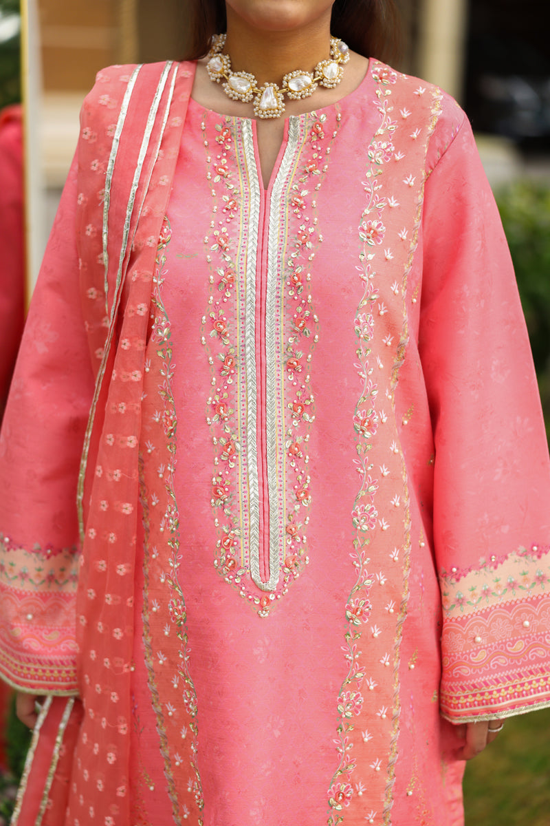 Gazal – authentic Pakistani formal dress from the Rangasiya Luxe Silk collection for women in the UK.
