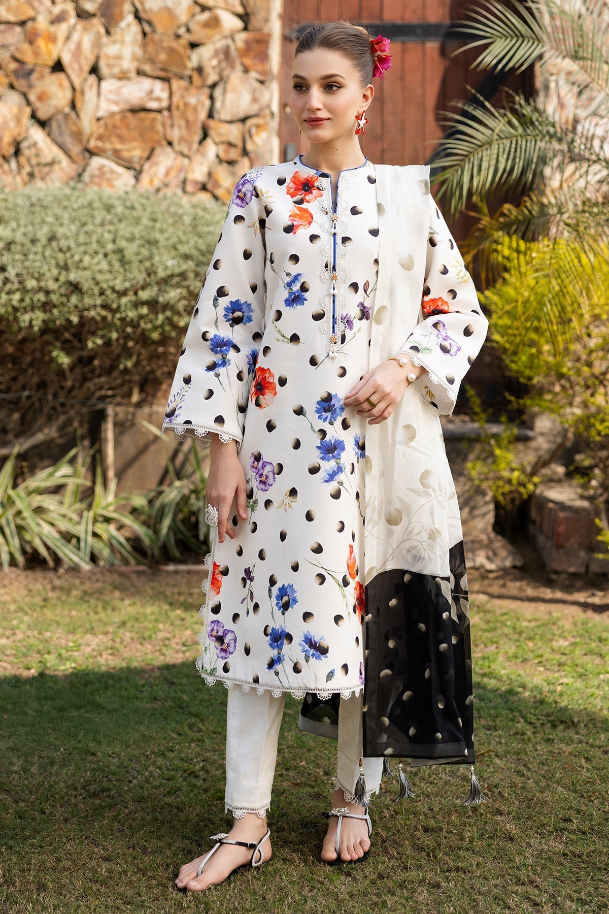 Alizeh | Sheen Lawn Prints 25 | AF-PL-6037-Loco by Alizeh - Designer Dress - Type: Ladies Clothes - Available at Libayah - 100% Original