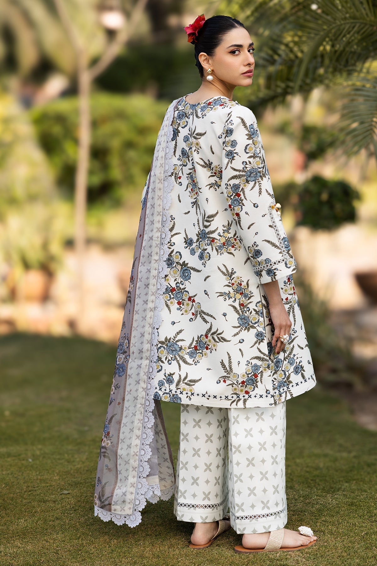 Alizeh | Sheen Lawn Prints 25 | AF-PL-6040-Alaska by Alizeh - Designer Dress - Type: Ladies Clothes - Available at Libayah - 100% Original