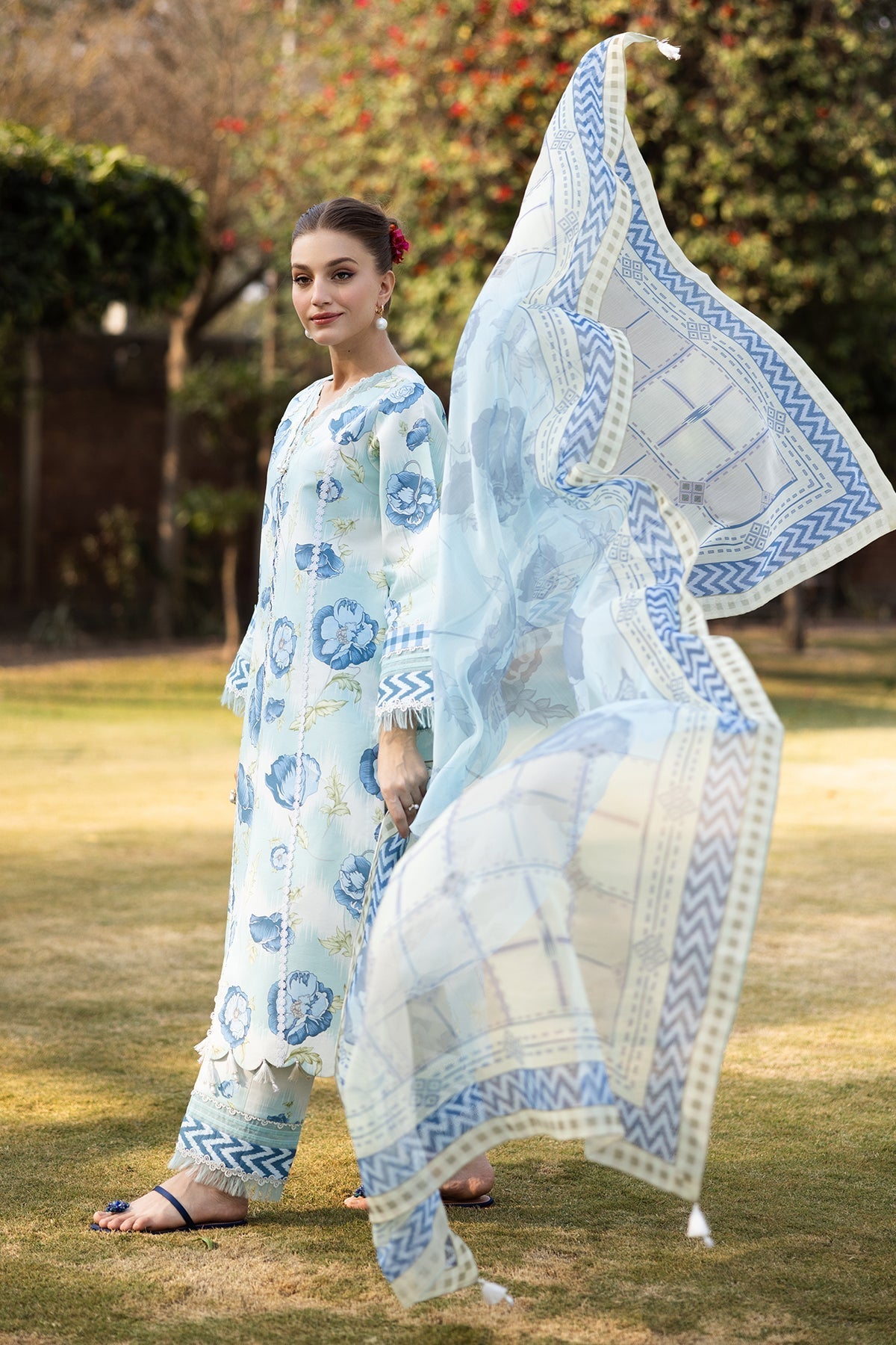 Alizeh | Sheen Lawn Prints 25 | AF-PL-6031-Laya by Alizeh - Designer Dress - Type: Ladies Clothes - Available at Libayah - 100% Original