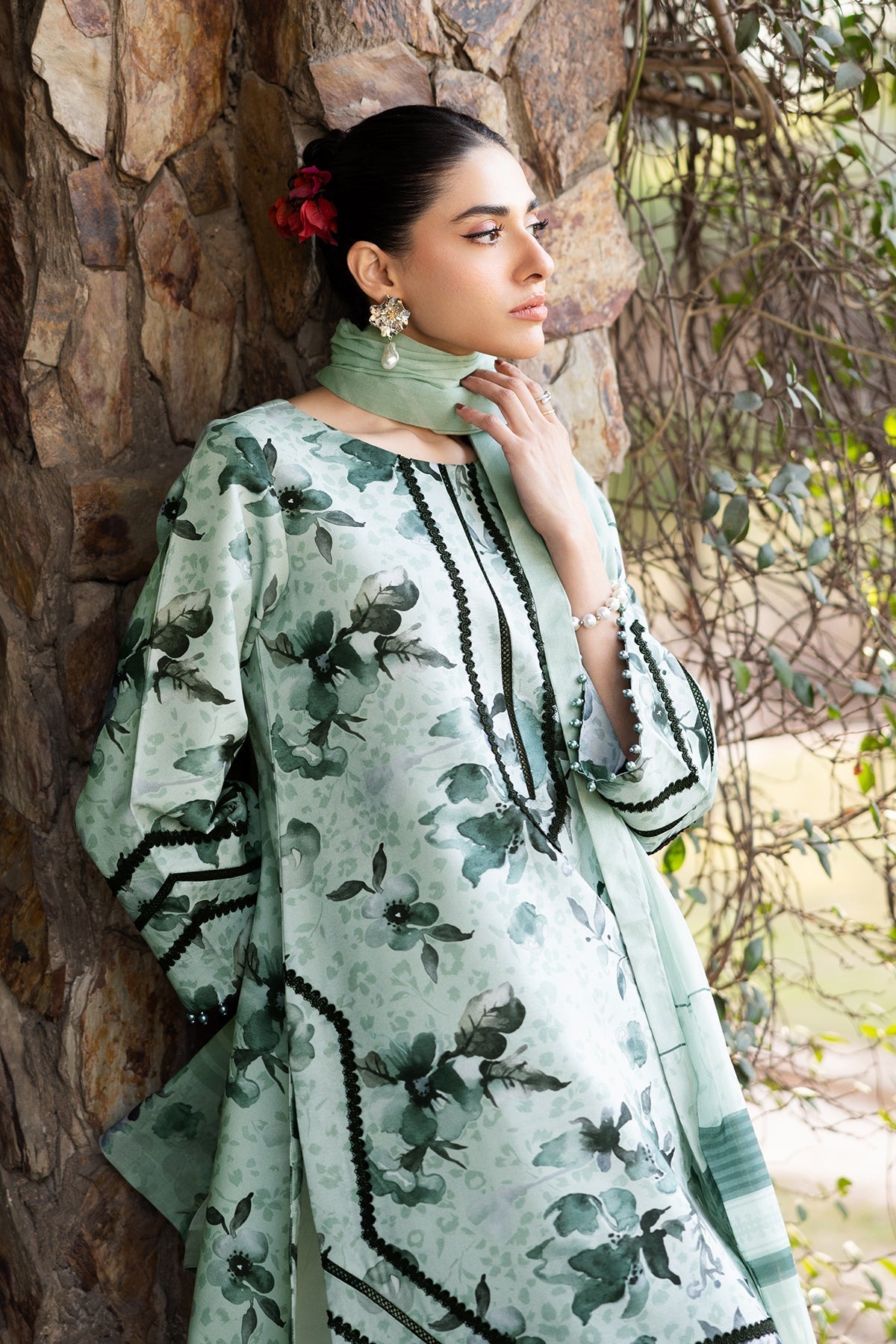 Alizeh | Sheen Lawn Prints 25 | AF-PL-6042-Arsh by Alizeh - Designer Dress - Type: Ladies Clothes - Available at Libayah - 100% Original