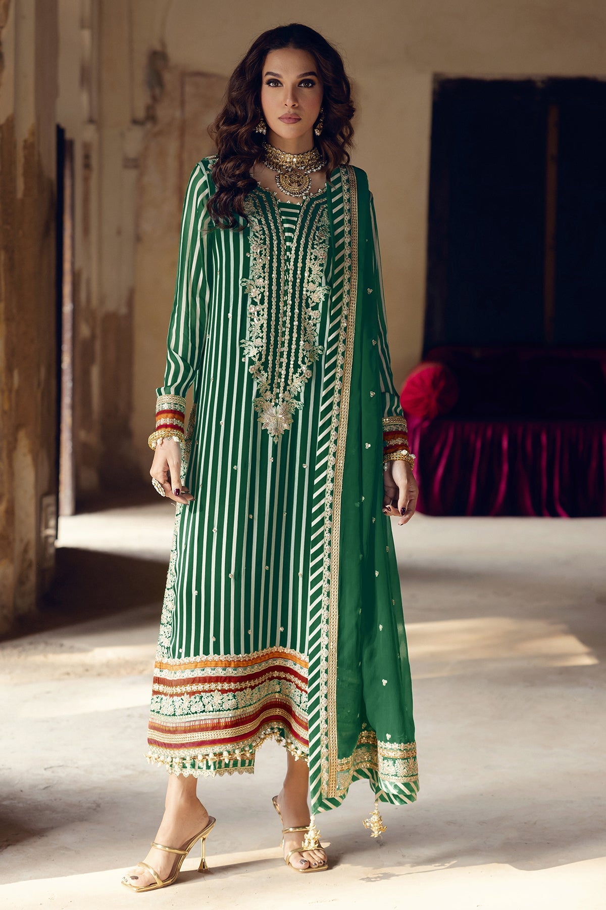 Charizma | Vasal Chiffon | VSL5-20 by Charizma - Designer Dress - Type: Ladies Clothes - Available at Libayah - 100% Original