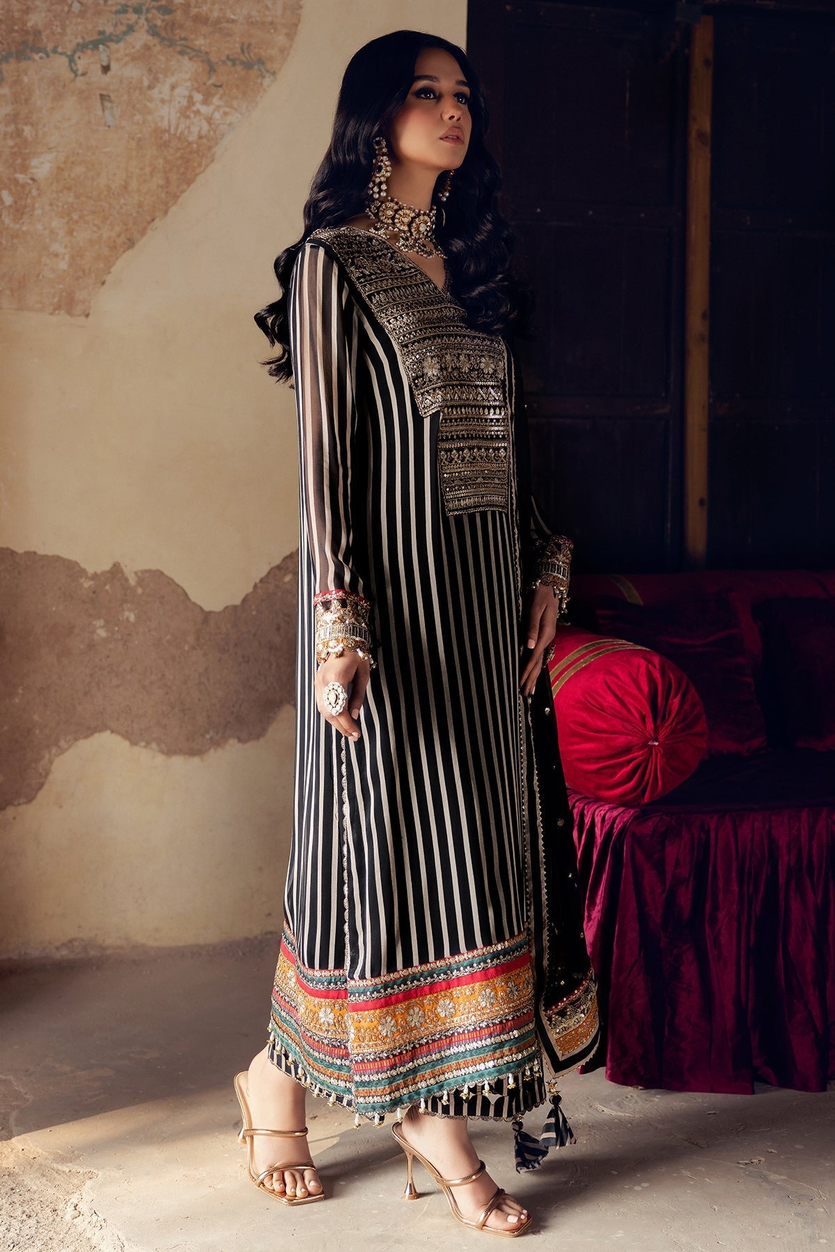 Charizma | Vasal Chiffon | VSL5-18 by Charizma - Designer Dress - Type: Ladies Clothes - Available at Libayah - 100% Original