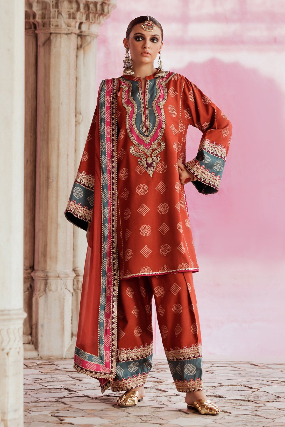 Charizma | Tabeer Chunnri Silk Collection 24 | CTW4-05 by Charizma - Designer Dress - Type: Luxury - Available at Libayah - 100% Original