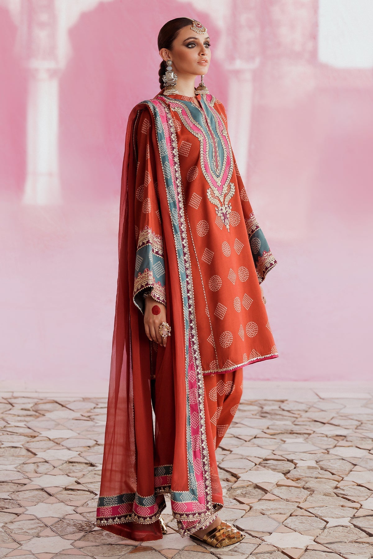 Charizma | Tabeer Chunnri Silk Collection 24 | CTW4-05 by Charizma - Designer Dress - Type: Luxury - Available at Libayah - 100% Original