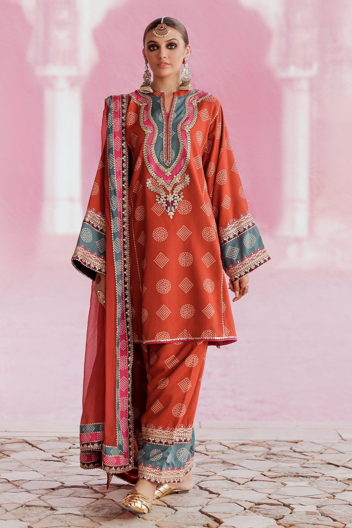 Charizma | Tabeer Chunnri Silk Collection 24 | CTW4-05 by Charizma - Designer Dress - Type: Luxury - Available at Libayah - 100% Original