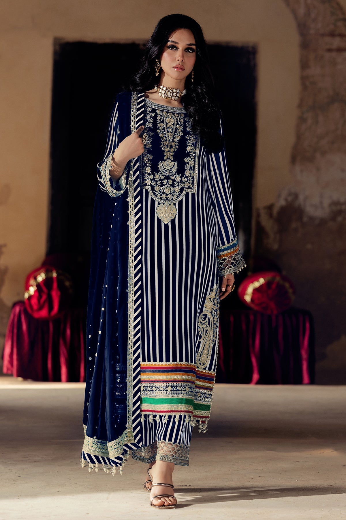 Charizma | Vasal Chiffon | VSL5-24 by Charizma - Designer Dress - Type: Ladies Clothes - Available at Libayah - 100% Original