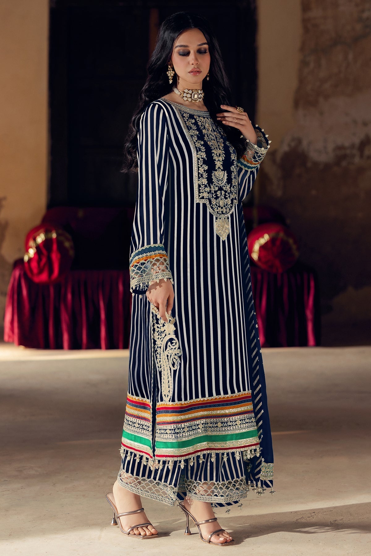 Charizma | Vasal Chiffon | VSL5-24 by Charizma - Designer Dress - Type: Ladies Clothes - Available at Libayah - 100% Original
