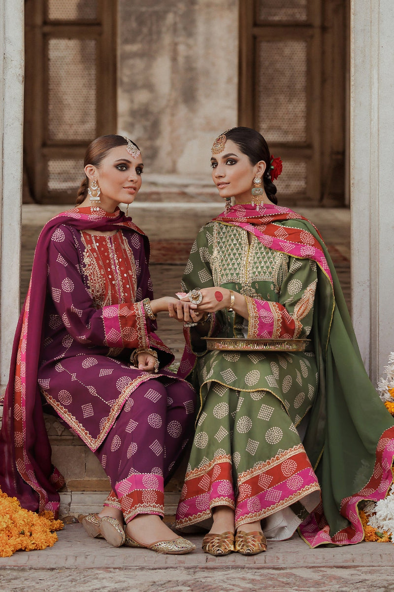 Charizma | Tabeer Chunnri Silk Collection 24 | CTW4-02 by Charizma - Designer Dress - Type: Luxury - Available at Libayah - 100% Original
