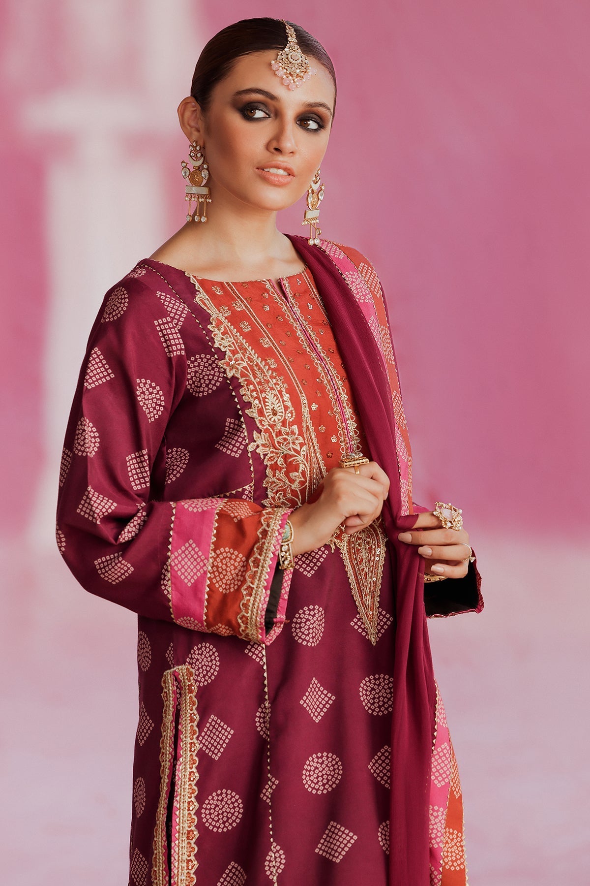 Charizma | Tabeer Chunnri Silk Collection 24 | CTW4-02 by Charizma - Designer Dress - Type: Luxury - Available at Libayah - 100% Original