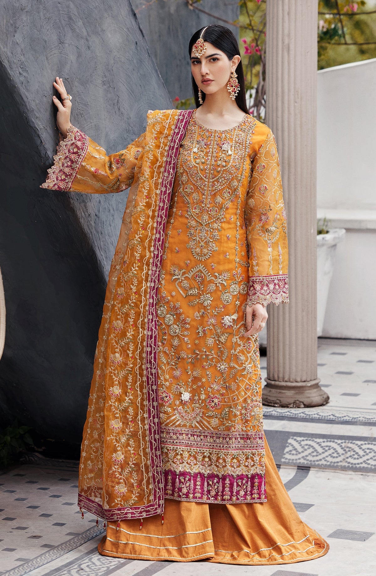 Emaan Adeel | Nawabzadi Wedding Dresses | RUHAB by Emaan Adeel - Designer Dress - Type: Ladies Clothes - Available at Libayah - 100% Original