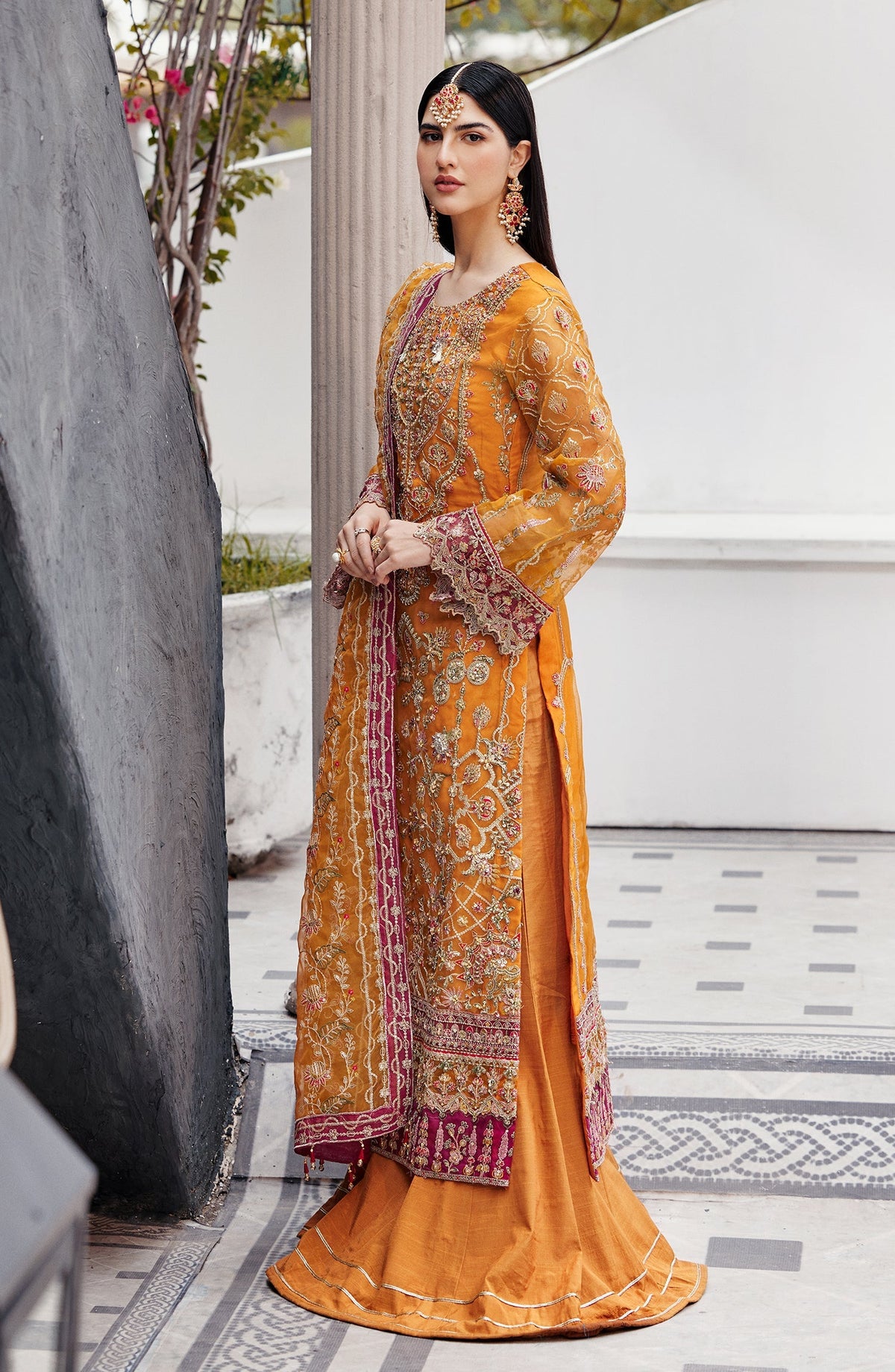 Emaan Adeel | Nawabzadi Wedding Dresses | RUHAB by Emaan Adeel - Designer Dress - Type: Ladies Clothes - Available at Libayah - 100% Original