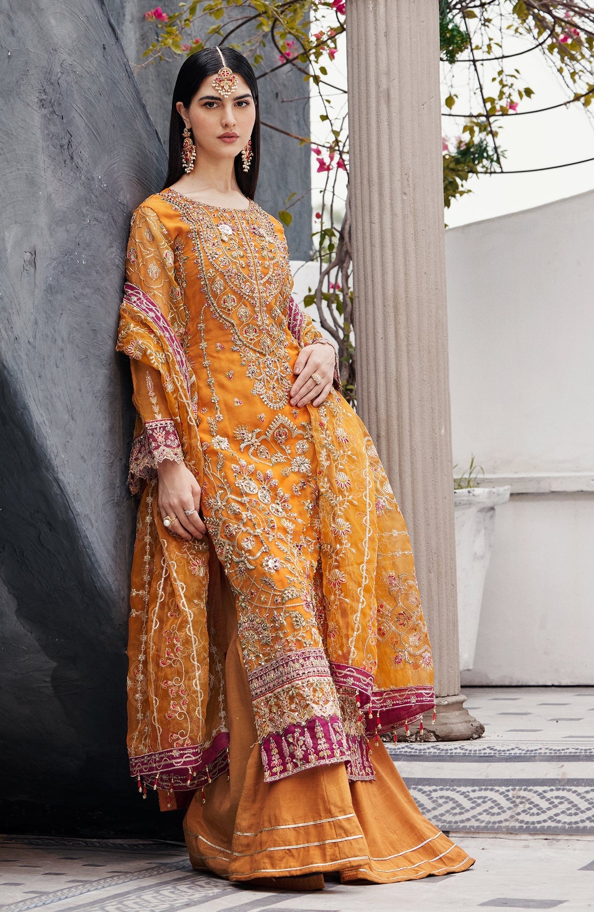 Emaan Adeel | Nawabzadi Wedding Dresses | RUHAB by Emaan Adeel - Designer Dress - Type: Ladies Clothes - Available at Libayah - 100% Original